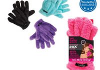 quick dry hair gloves