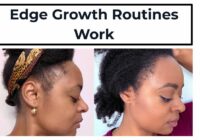 edge growth routine for black hair step by step healthy edges